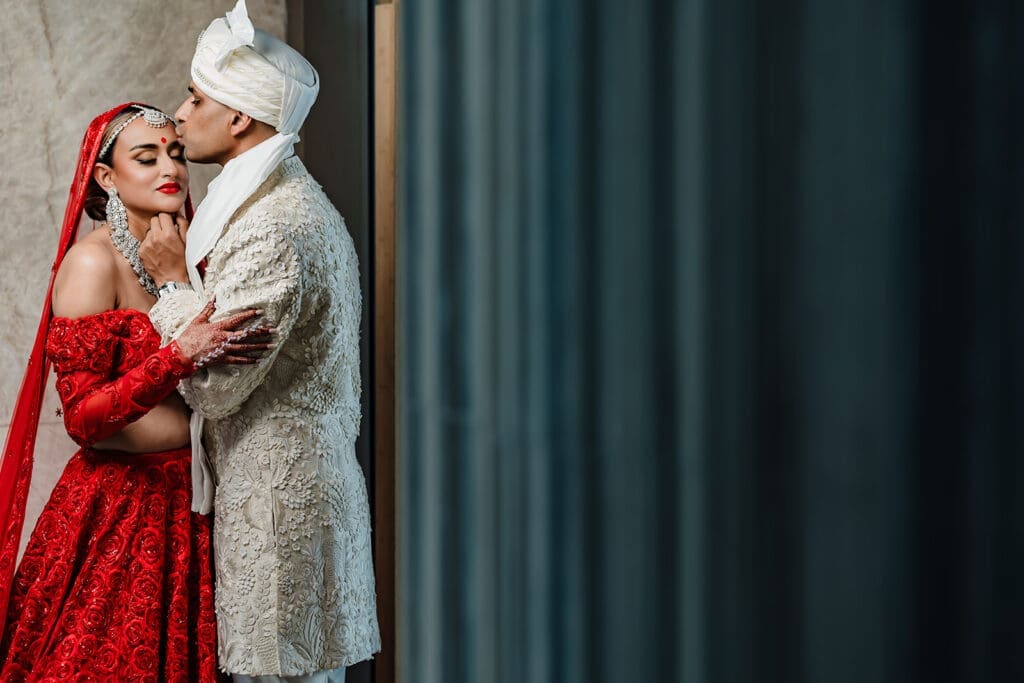 Mexico South Asian Wedding Couple